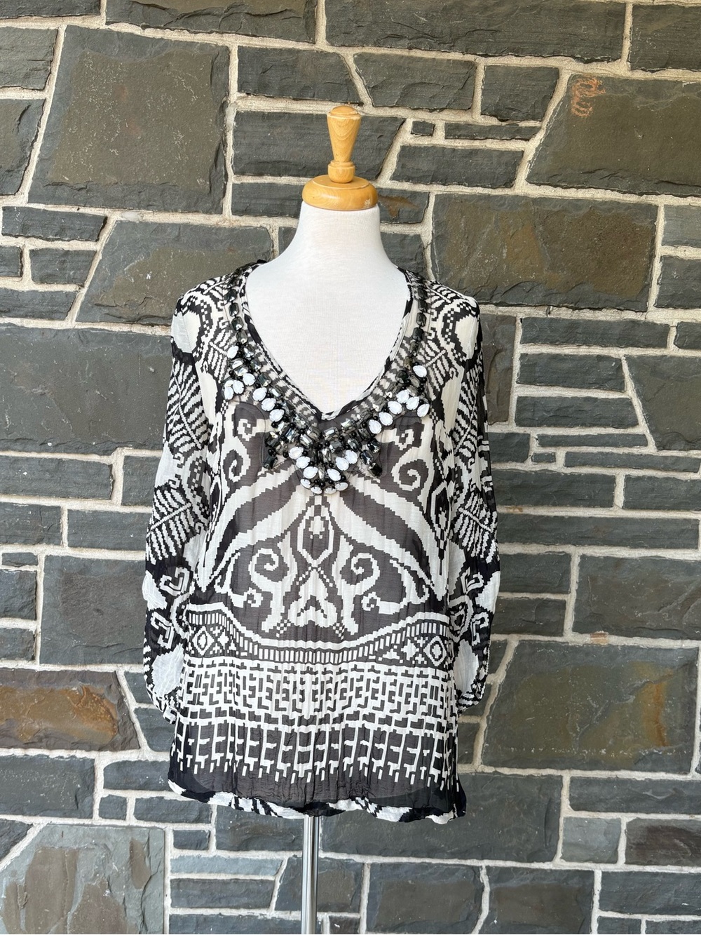 Milly Beaded Women's Top